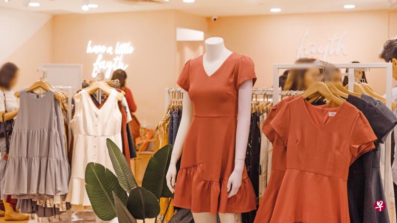 本地服装品牌Fayth的线下生意受影响，但线上生意却有所增加。（受访者提供）