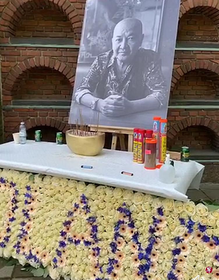 陈同明于上月在丹麦去世。（取自面簿） 