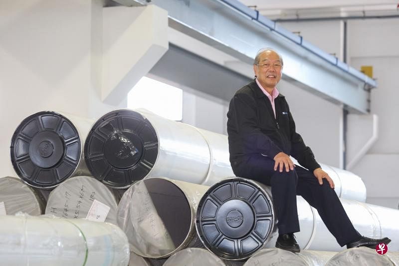 胡进胜从五金机械行业另辟战场，进军工业废水处理业。（饶凯源摄）