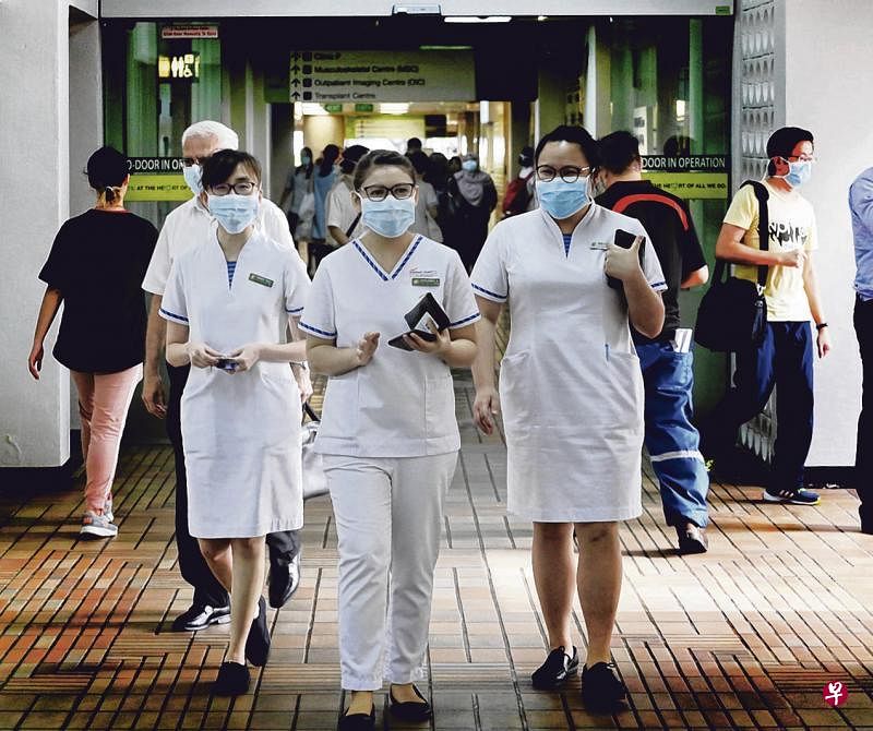必要服务工作者尤其是前线医疗人员有使命感，让他们愿意留守岗位。（档案照）