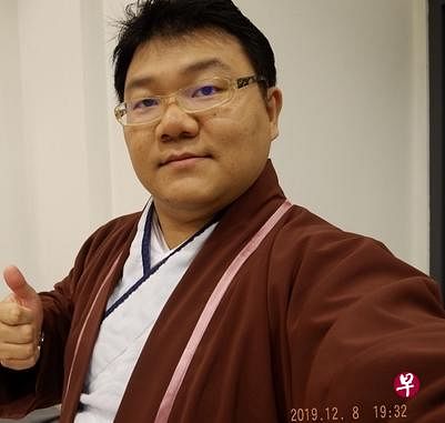 汉文化协会秘书童纬强。（受访者提供）