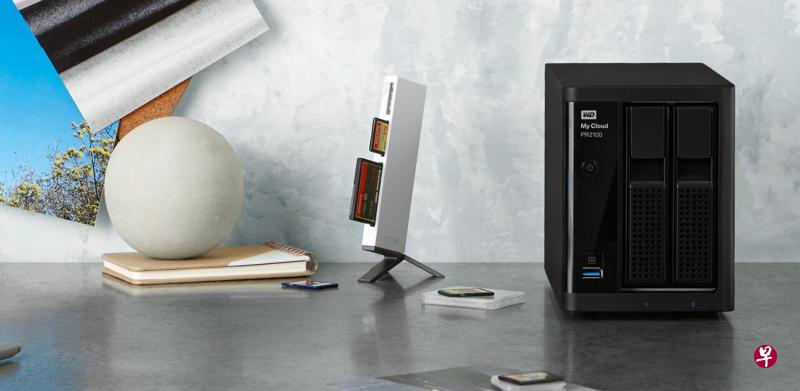WD My Cloud Pro Series 2100网络附加储存设备。