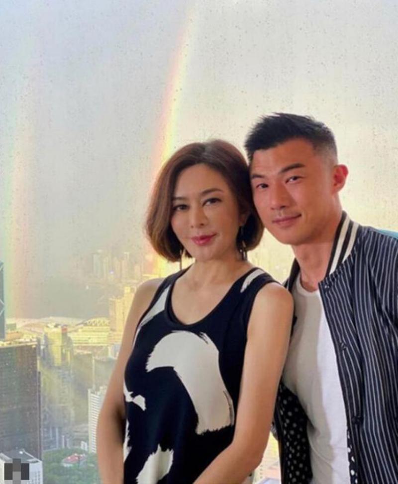 关之琳与侯维德。（互联网）