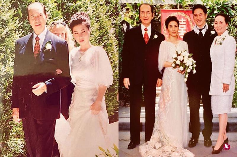 何超仪回忆2003年举行婚礼时，赌王额头上冒汗也说不热，还说笑话逗她发笑。（互联网）