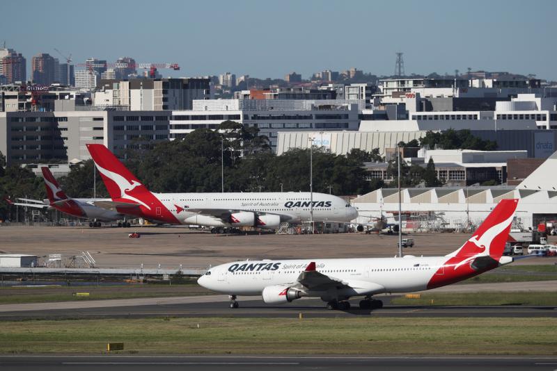 昆达士航空公司宣布将裁员6000人，以及停飞100架飞机至少一年。（路透社） 