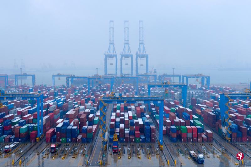 中国稳外贸措施将再度加码，应对全球冠病疫情反复导致的长期外需疲弱。（路透社档案照）