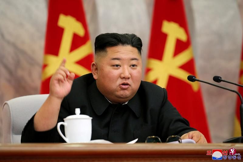 不管有没有经济问题，金正恩都不太可能偏离其家族精心排练过的剧本走向。（路透社）