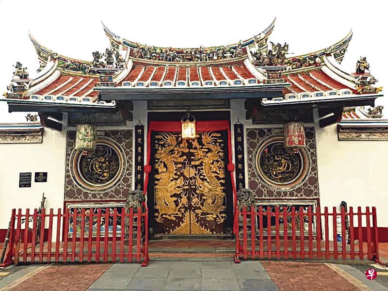 马六甲青云亭是南明古城。（萧开富提供）