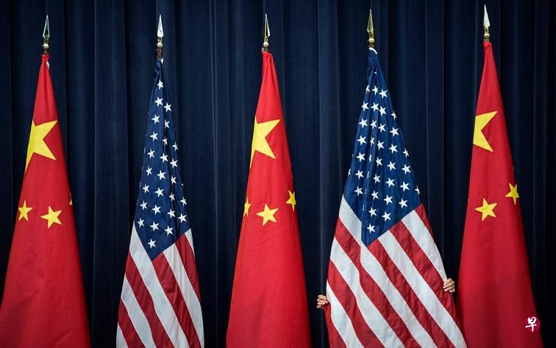 作者说，许多人认为中美之间“冷战”似乎已成定局，甚至开始担心会不会有“热战”发生。（法新社）