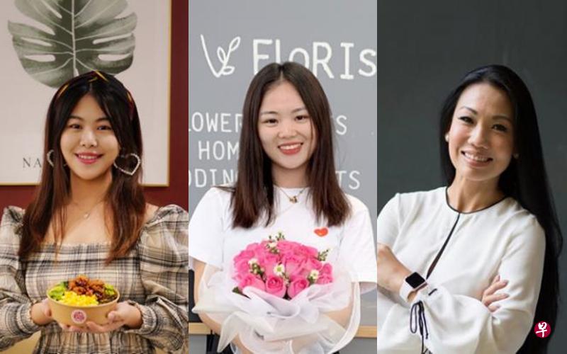 于渝（左起）、Candy碧莹、馨慧。（作者提供）
