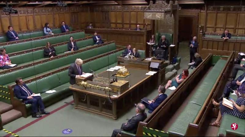 英国下议院周一以340票赞成、263票反对的表决结果通过《内部市场法案》。（路透社） 