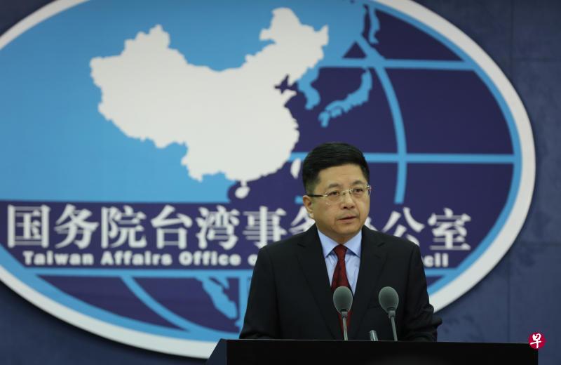 中国大陆国台办新闻发言人马晓光在昨天例行记者会中严词批判台湾民进党当局恫吓、阻挠台湾同胞参加海峡论坛，企图全面禁止两岸交流，进一步暴露其台独本性。（中新社档案照）