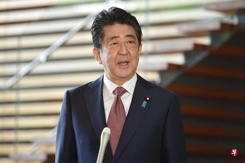 日本前首相安倍晋三。（法新社）