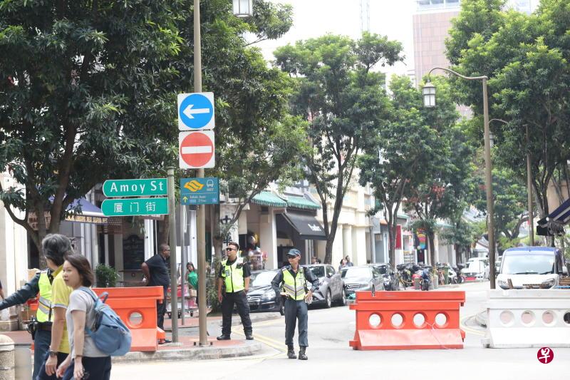 事件发生在厦门街。（档案照）