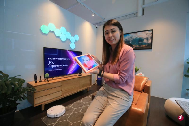 Home-A-Genius联合创始人郑丝元：要让家变得真正“智能”起来，须考虑房间布局和家庭成员的需要。（唐家鸿摄）