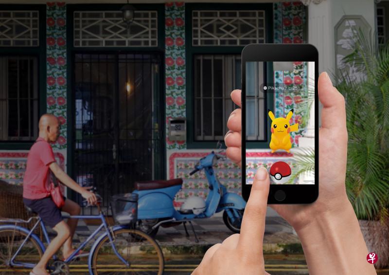 新加坡旅游局与AR手机游戏“宝可梦”游戏开发商Niantic合作，在本地增添300个新的精灵补给站和道馆，让本地宝可梦迷能展开集体猎取精灵行动。（新加坡旅游局提供）