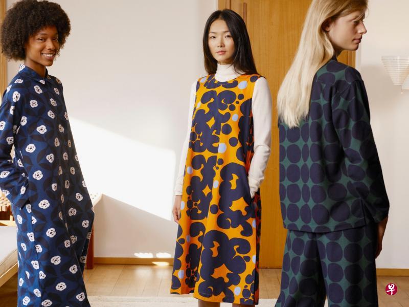 Uniqlo x Marimekko假日胶囊系列在今天开张的爱雍·乌节Uniqlo店正式发布。（Uniqlo提供）