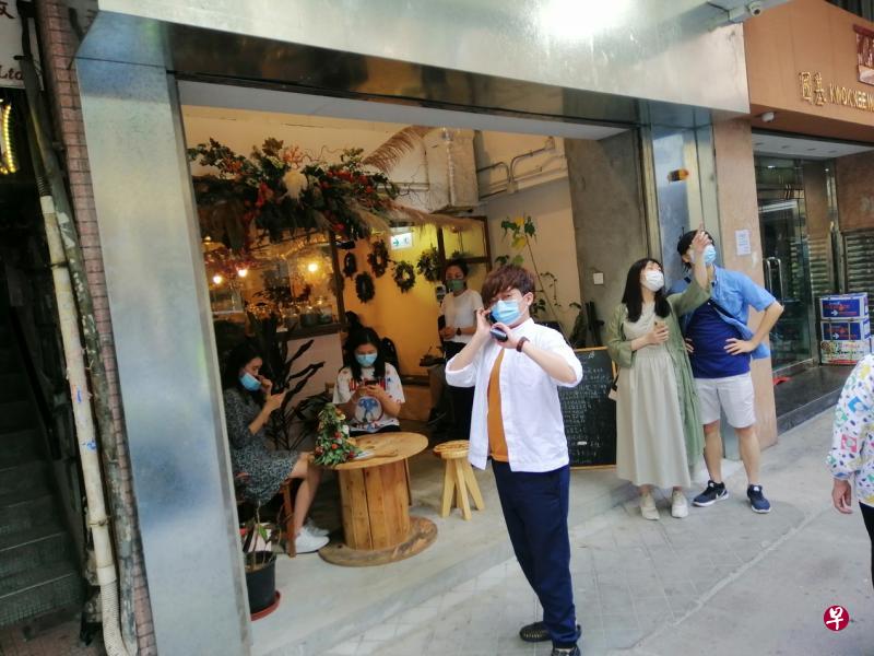 深水埗文青区成为港青的热门“打卡”地点。（易锐民摄）