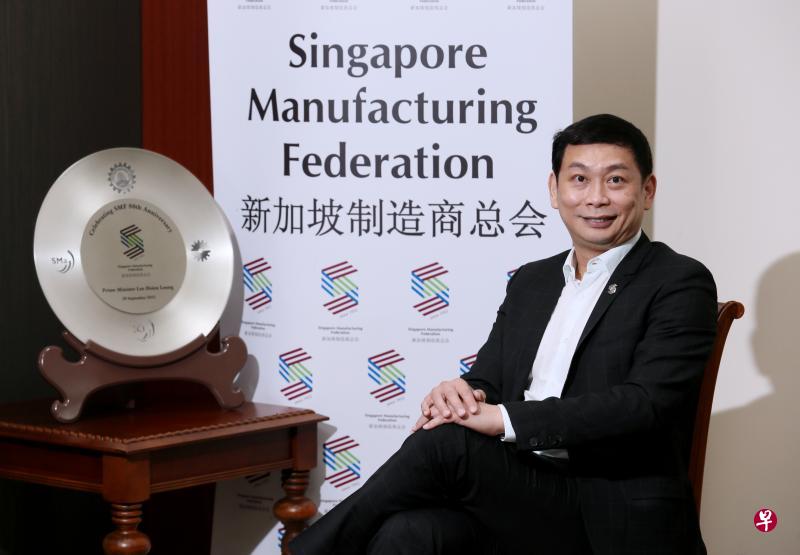 新加坡制造商总会会长符标熊希望吸引更多年轻人加入制造业 ，并继续推动企业的数码化。（梁麒麟摄）