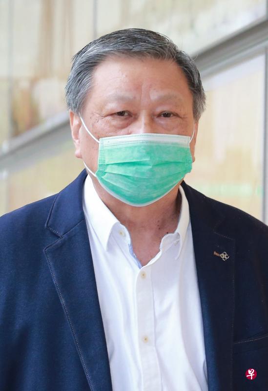 答辩人梁实轩出席诽谤案的每场审讯，包括昨天的结案陈词，不过，他在两个月前的审讯选择不供证。（唐家鸿摄）