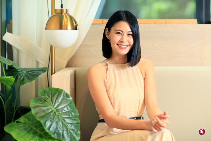 陈楚寰是马来西亚美姐出身。（龙国雄摄）