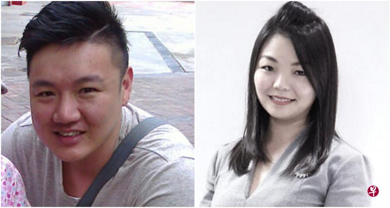 被告徐雪彬（右图）是死者魏俊祥（左图）的前女友，她也是城市殡葬服务公司的女老板。（取自面簿）