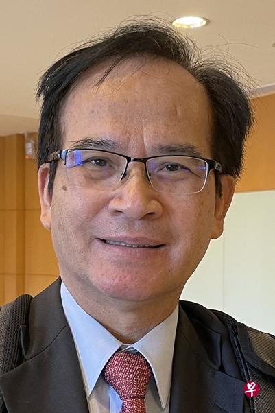 民进党的前台南县长、律师苏焕智：NCC不给中天换照，如果是因为“红媒”“国安”等议题，就应该要说清楚。 （庄慧良摄）
