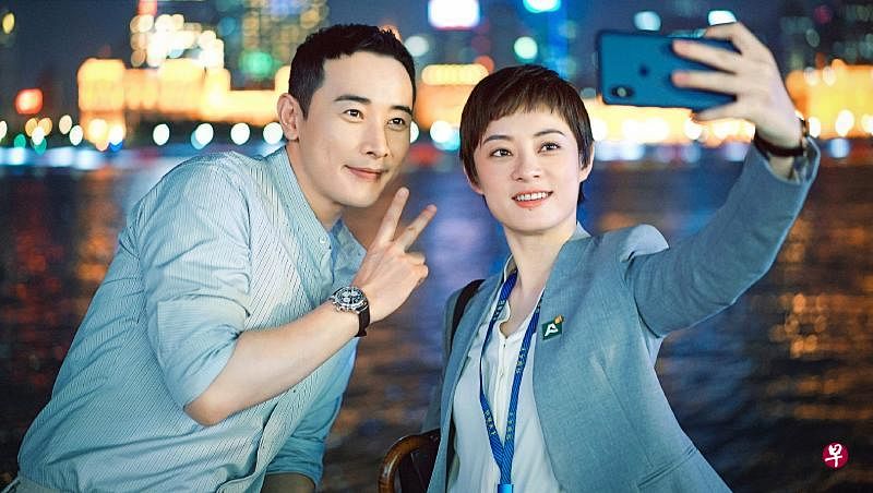 “电视剧女王”孙俪（右）和罗晋主演的中国剧《安家》，在本地及中国的收视率都稳坐榜首。（互联网）