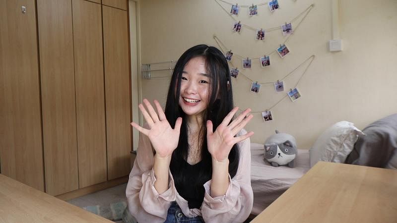 林芷汛经营个人YouTube频道，不时会上传自制视频，与观众分享温书技巧和升学经历等生活点滴。（受访者提供）