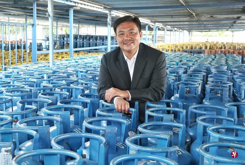 优联燃气总裁张学彬表示，随着市场不断变迁，公司也要自我改进。（特约摄影陈福洲摄）