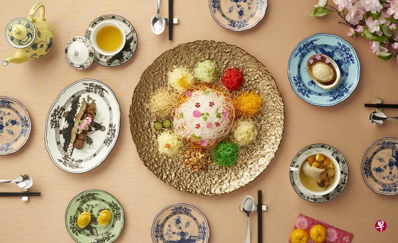 夏苑精致奢华的新春菜品。（商家提供照片）