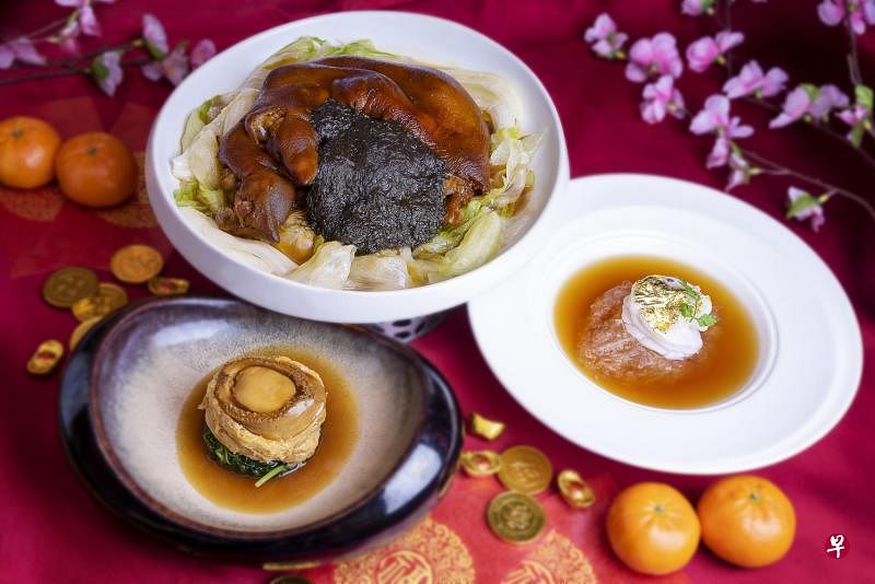 华厅的新春年菜，道道经典美味。（餐馆提供）