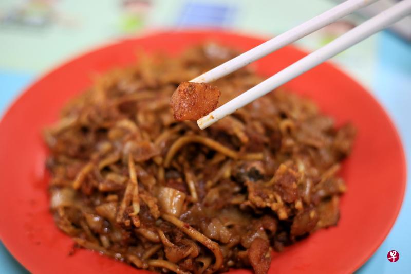 猪油渣是欧南园炒粿条面的美味关键。