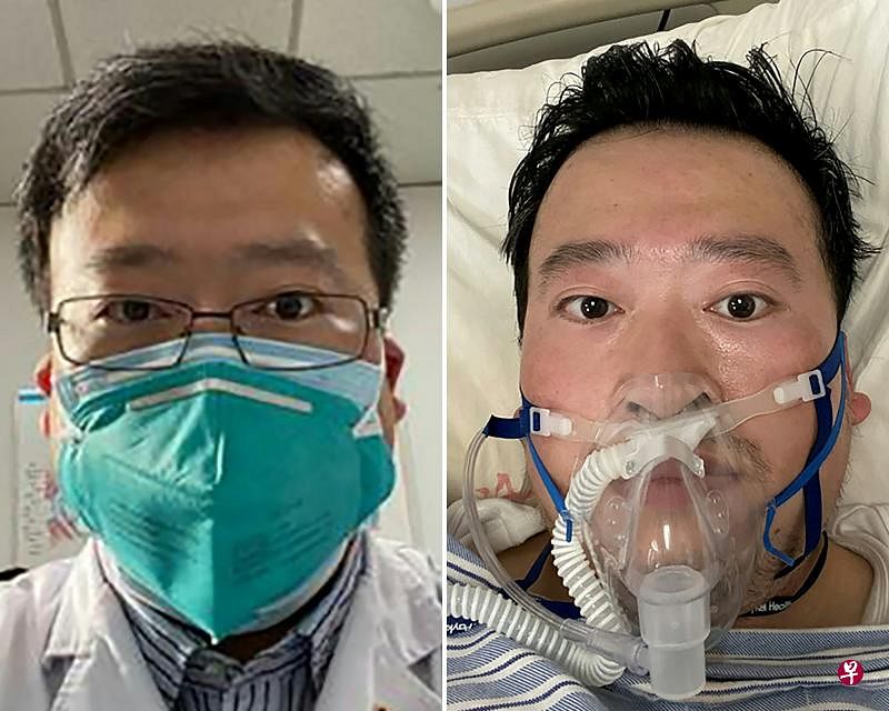 “纪念李文亮逝世一周年”相关主题帖文在微博上的浏览量超过9000万，讨论次数超过一万。（法新社）