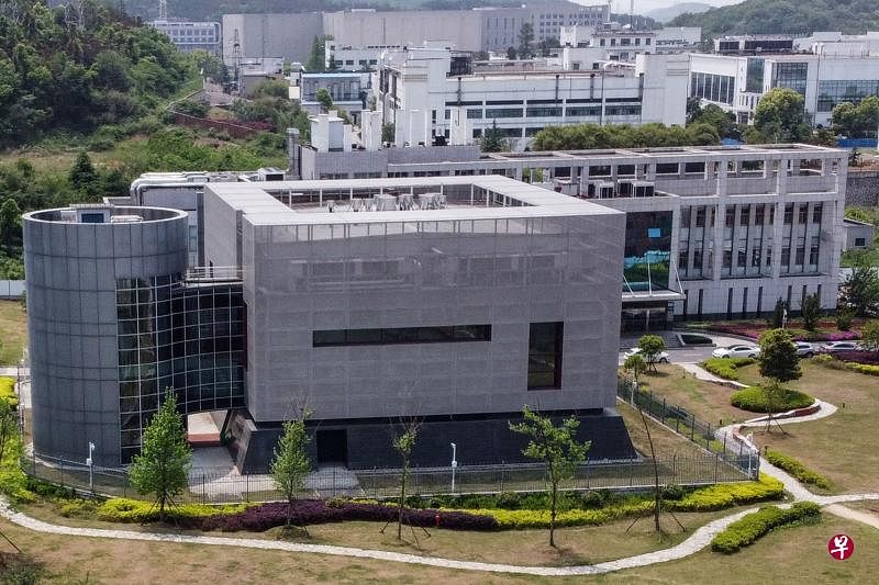 世卫专家组排除了冠病是经武汉病毒研究所实验室泄漏的可能性。图为去年4月17日武汉病毒研究所P4实验室的航拍图。（法新社）