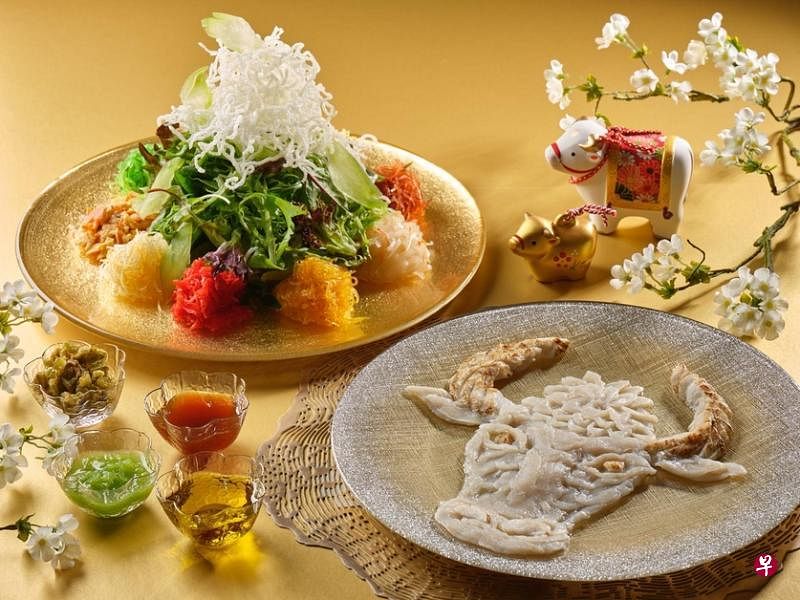四川豆花饭庄的“可爱牛仔河豚银鱼凉瓜捞”。（餐馆提供）