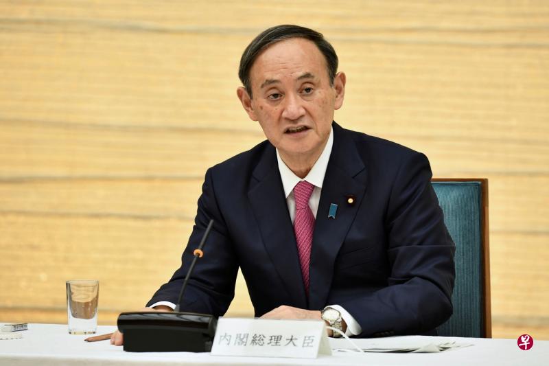 日本首相菅义伟希望获得G7其他六国的支持，在今夏举办奥运会。（路透社）