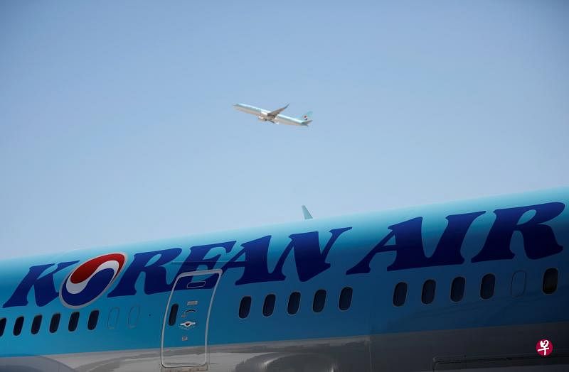 大韩航空停飞了六架装有普惠4000发动机的波音777飞机。（路透社） 
