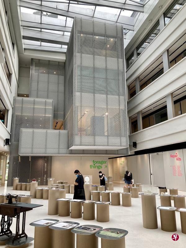 国家设计中心空间宽敞，自然光明净，也添加现代元素。（蓝郁摄）