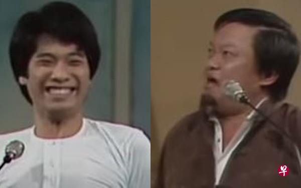 吴孟达曾和野蜂一起在TVB《欢乐今宵》的短剧演出对手戏。（视频截图） 