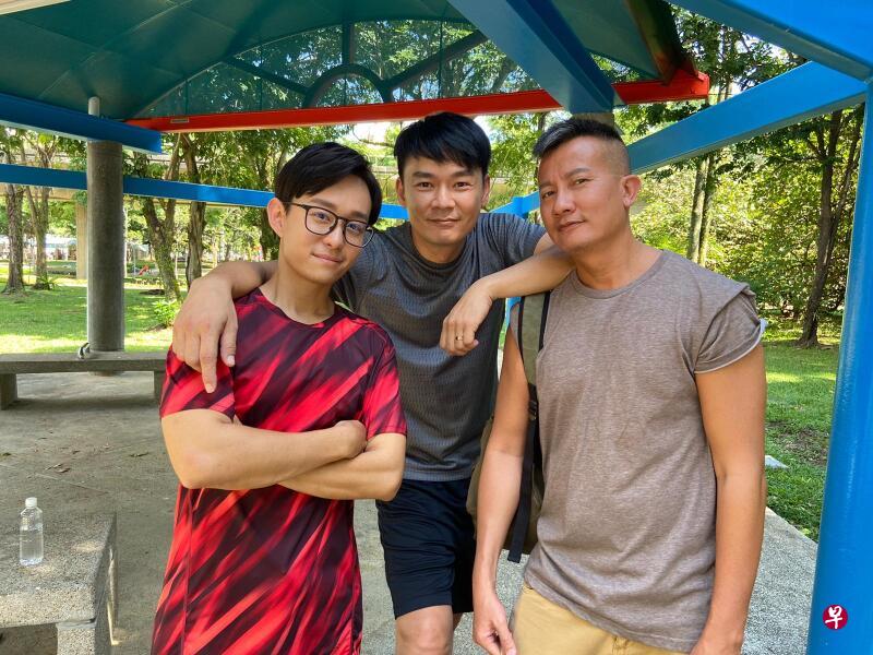 王沺裁（中）在《男神不败》中演出获得好评。（档案照） 