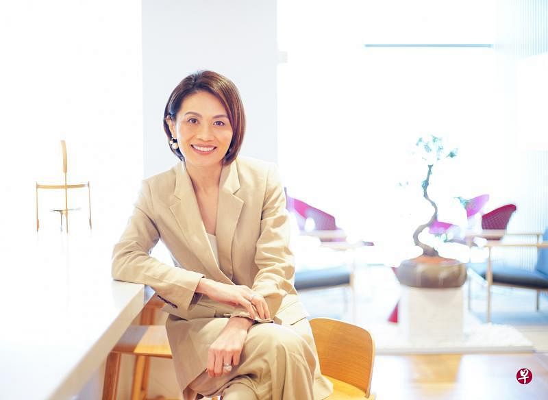 随着区域国家开始疫苗接种计划，资生堂亚太区总裁陈婉丽对复苏前景感到乐观，并坚信危机存在商机。（何家俊摄）