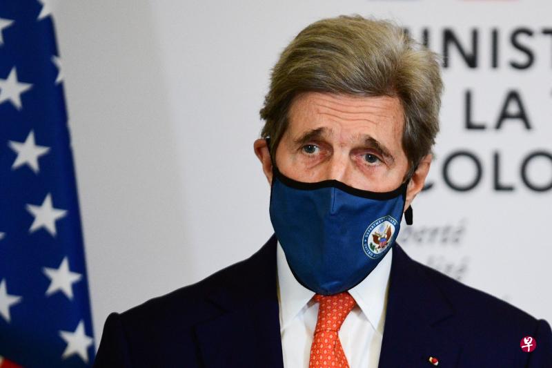 美国总统气候特使克里周二将参加由欧盟、加拿大和中国共同主办的气候行动部长级会议。（法新社） 
