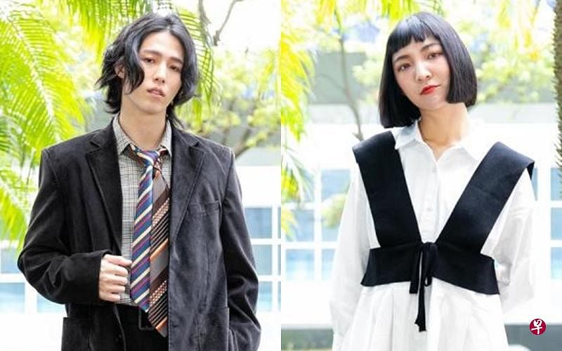 林禹（左）、高隽雅首次参演偶像剧。（互联网）