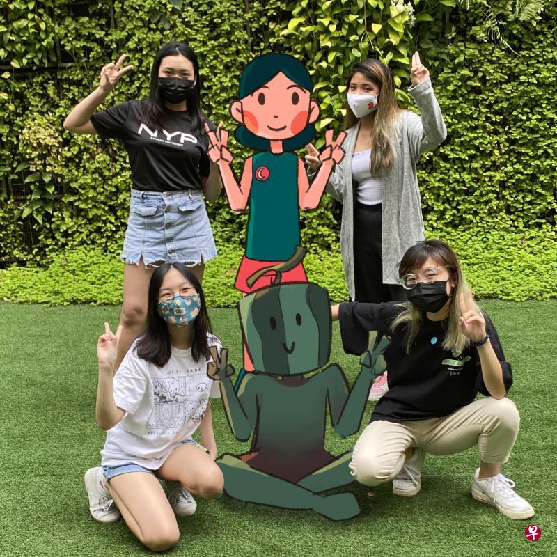 南洋理工学院学生通过制作动画短片向前线人员致敬，同时鼓励公众扮演好自己的角色，一同战胜病毒。（受访者提供）