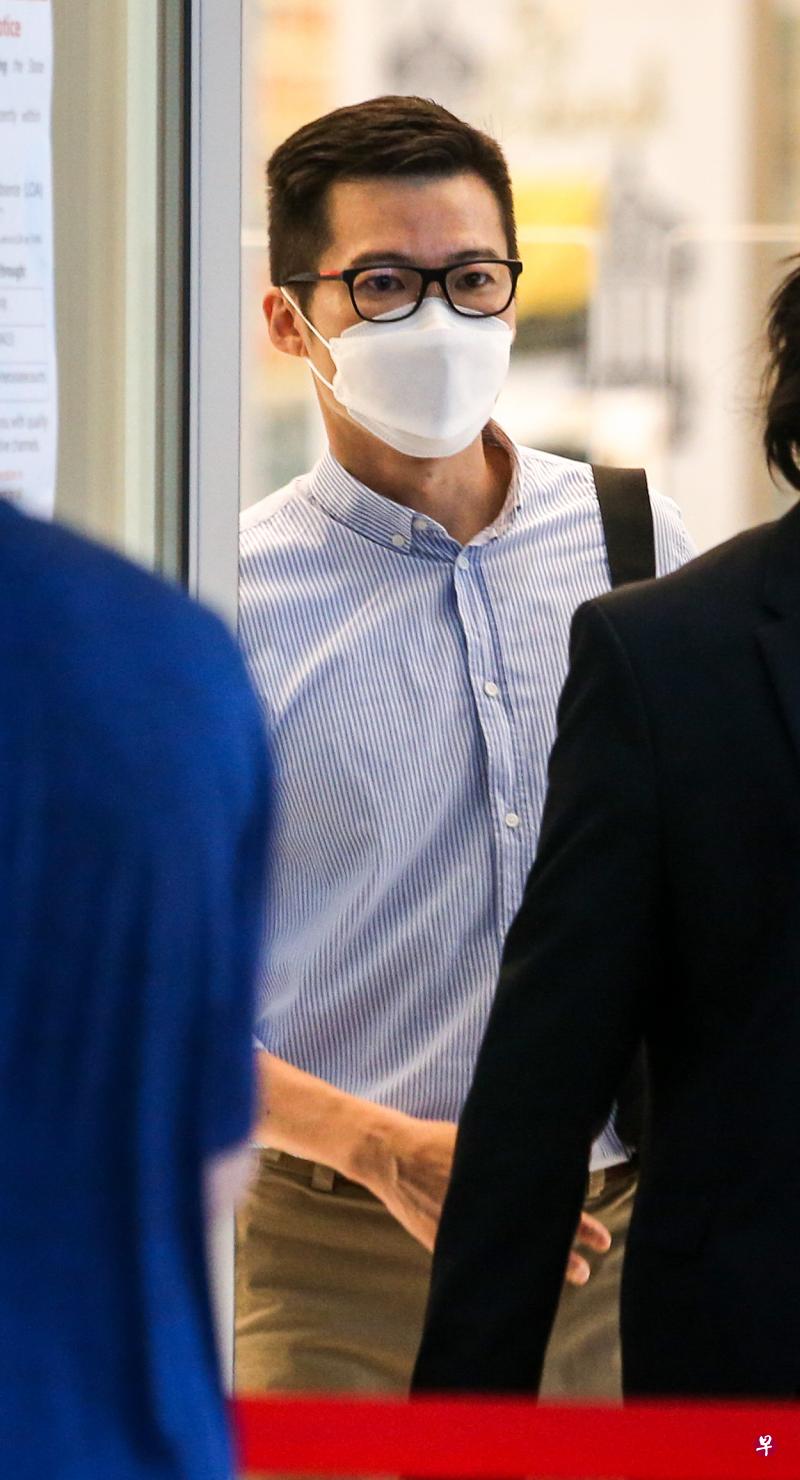 被告林志强。（叶振忠摄） 