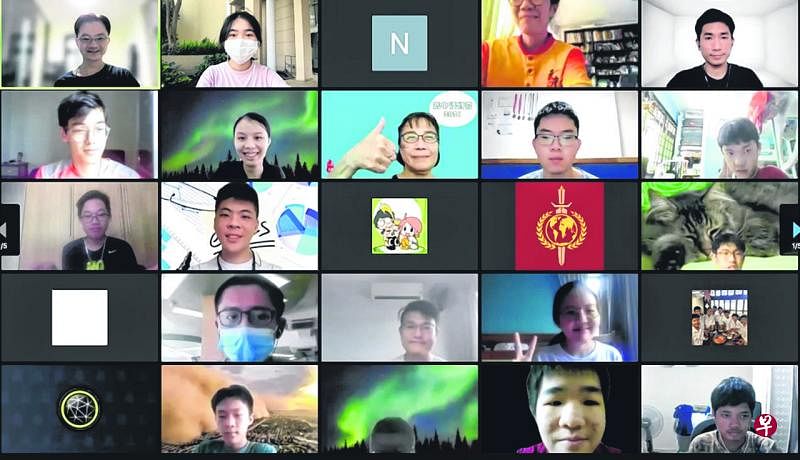 华中天文学会希望研讨会能为天文爱好者带来共同学习的经历和成长的快乐，左上角为陆明利博士。（华中提供） 