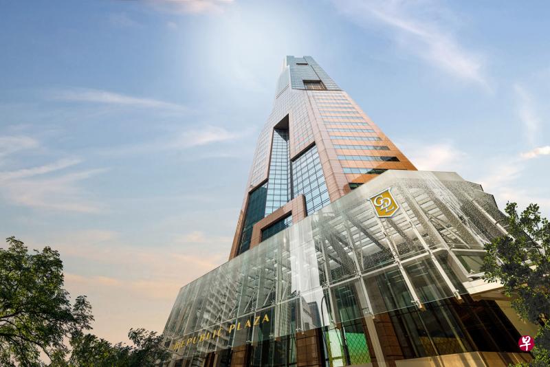 城市发展的共和大厦（Republic Plaza）。（档案照片） 