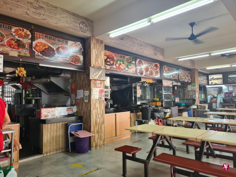 武吉班让万吉路（Bangkit Road）第257座的其中一家咖啡店出现三病例成感染群。（魏宋淩摄） 