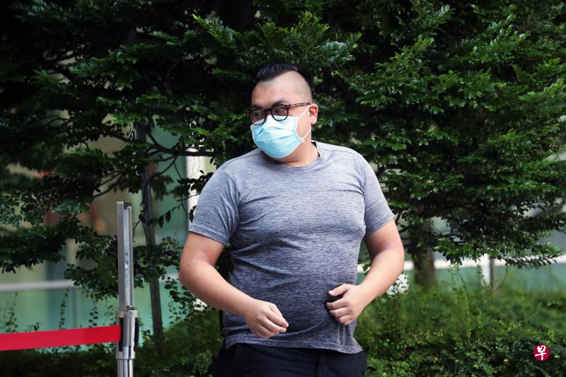 陈明烈案发时是建设局的临时检查员。（海峡时报） 